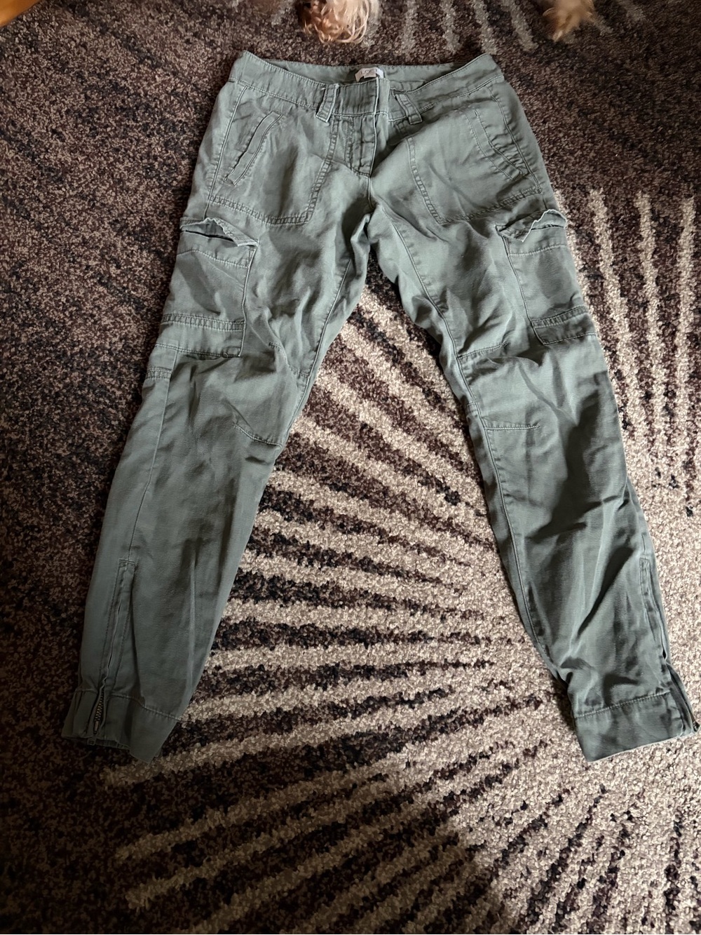 LOFT Olive Green Cargo Pants